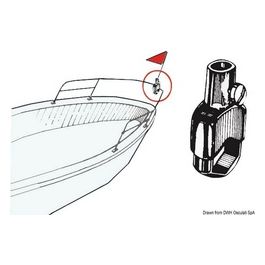 Supporto per asta 20 mm 35.191.20