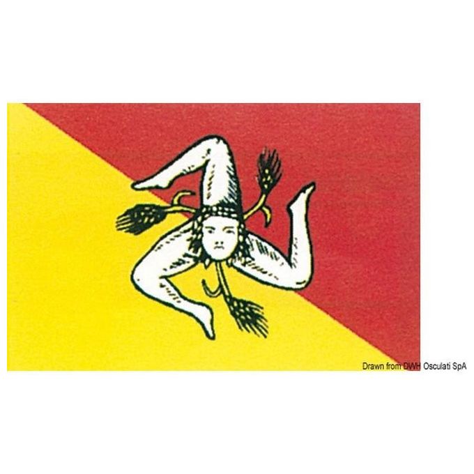 Image of Bandiera Sicilia 20 x 30 cm 35.427.01
