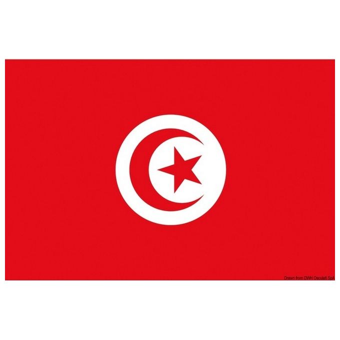 Image of Bandiera Tunisia 40 x 60 cm 35.438.03