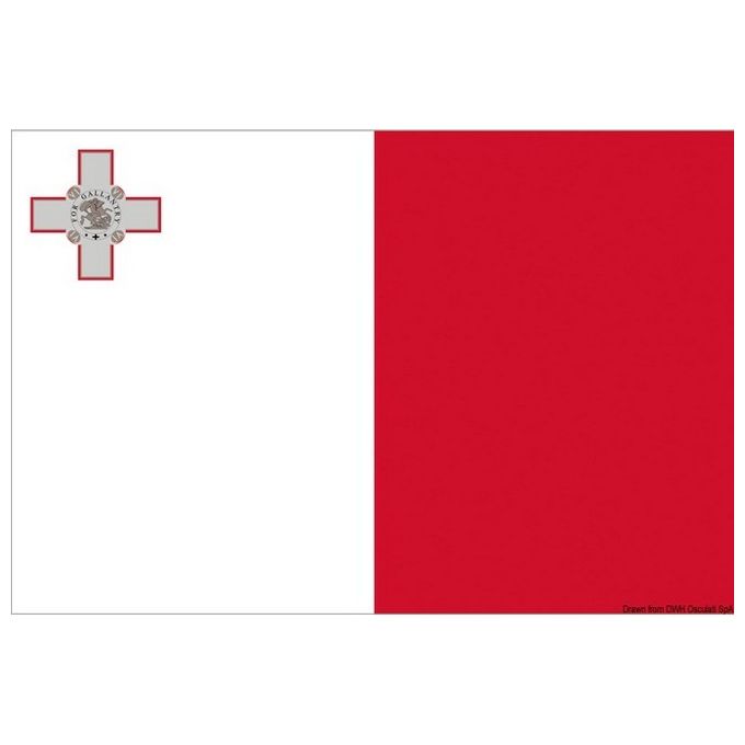 Image of Bandiera Malta 20 x 30 cm 35.439.01
