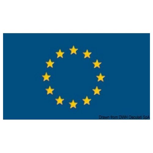 Bandiera Europa + Italia 30 x 45 cm 35.440.02