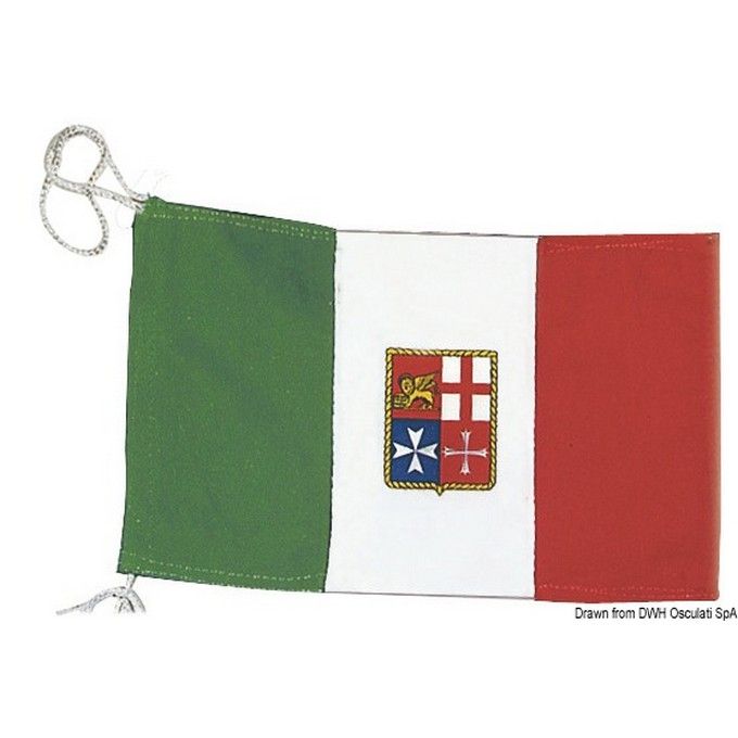 Bandiera Italia Marina Mercantile