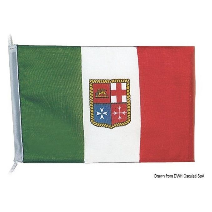 Bandiera poliestere Italia 20 x 30 cm 35.459.01