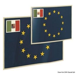Bandiera adesiva Europa 20x30 35.478.02