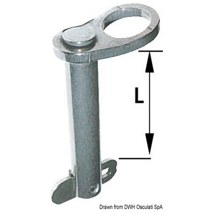 Spinotto inox 100 mm diametro 10 mm B 37.271.10