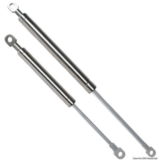 Molla a gas 432 mm 15kg inox 38.009.41