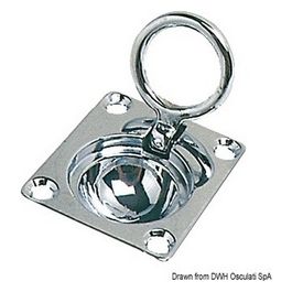 Maniglia per antine ottone cromato 38.107.50