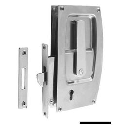 Serratura porte scorrevoli ottone cromato 38.132.07