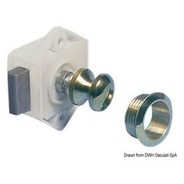 Mini scrocchetto ottone cromato 16mm 38.182.01