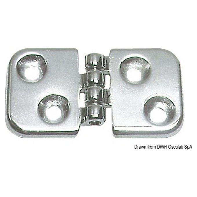 Cerniera ottone cromato 60x32 38.188.00