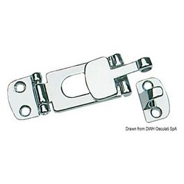 Chiusura a leva ottone cromato 82x30 38.195.00