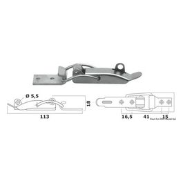 Chiusura a leva inox kg. 250 38.206.01