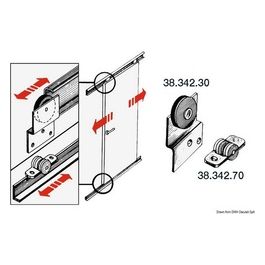Rotaia per coulisse 45x14x2000 38.342.20