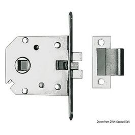 Serratura incasso ottone cromato 60x70 mm 38.409.70
