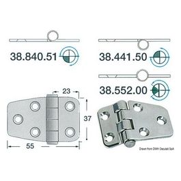 Cerniera inox 38.552.00