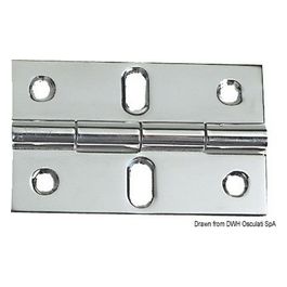 Cerniera in acciaio inox 80x50 38.814.03