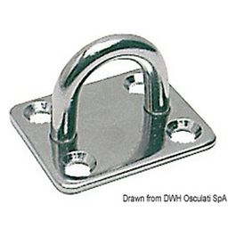Piastrina inox filo mm 6 39.320.06
