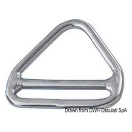 Triangolo barra inox 8x50 mm 39.601.03