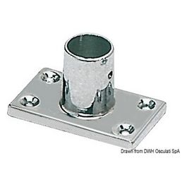 Supporto pulpito 90 gradi 22 mm rettangolare 41.013.00