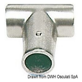 Raccordo lega leggera T 90 gradi 25 mm 41.025.00