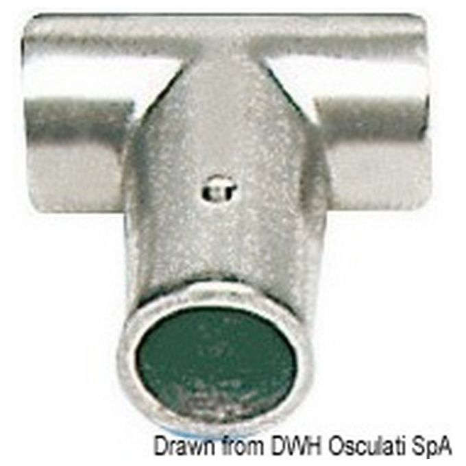 Raccordo lega leggera T 90 gradi 30 mm 41.031.00