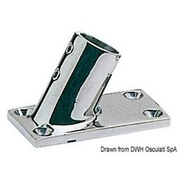 Base inox pulpito 60 gradi 22 mm 41.111.22