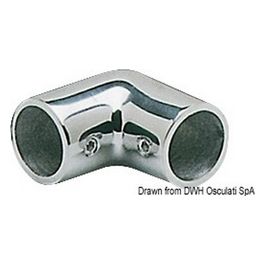 Angolare inox 90 gradi 22 mm 41.119.22