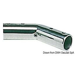 Angolare inox 140 gradi 22 mm 41.120.22