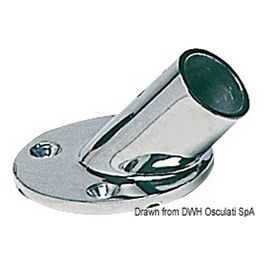 Base inox pulpito 45 gradi 25 mm 41.127.01