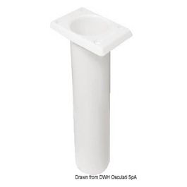 Portacanne polipropilene quadrato UV stabilizzato bianco 230 mm 41.164.02