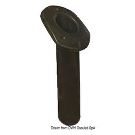 Portacanne polipropilene ovale UV stabilizzato nero 240 mm 41.164.05