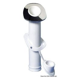Portacanne nylon con frontale inox 41.211.40