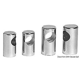 Centrale corrimano mm 25 inox 41.501.25