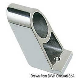 Supporto corrimano centrale ottone cromato 22 mm 41.612.00