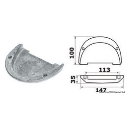 Anodo magnesio OMC Cobra DuoProp 43.554.10