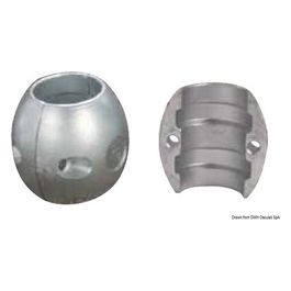 Anodo oliva asse mm 25,4 (1'') 43.800.26
