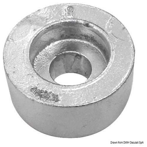Anodo alluminio MERCURY rondella 4/6 HP 43.823.92
