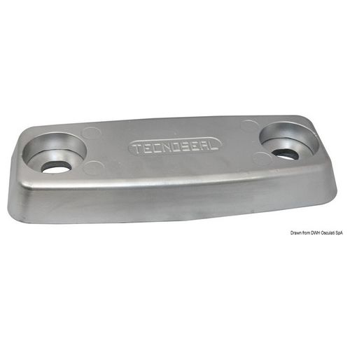 Anodo per piastra 282x110x35 43.921.01