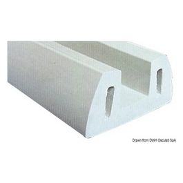 Profilo PVC grigio 72 x 30 mm (barra 2 m) 44.021.00