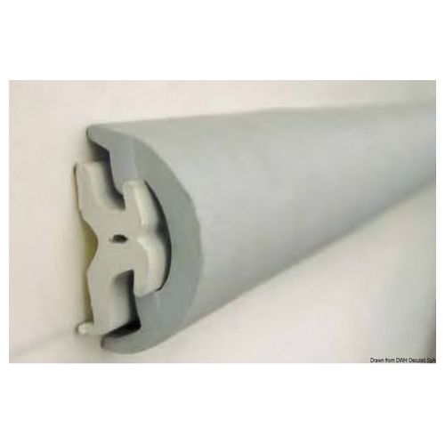 Solo profilo PVC 65 mm nero 44.065.04
