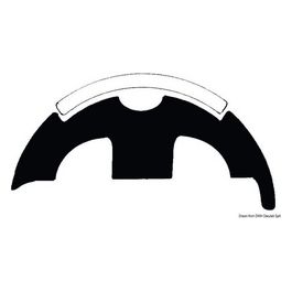 Base per profili PVC bianco 50 mm 44.480.36