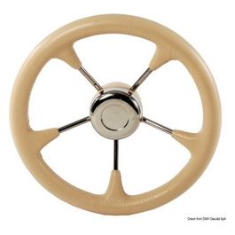 Volante poliuretano crema con raccordo 45.128.04