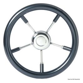 Volante mm 350 cubicato carbonio 45.130.35