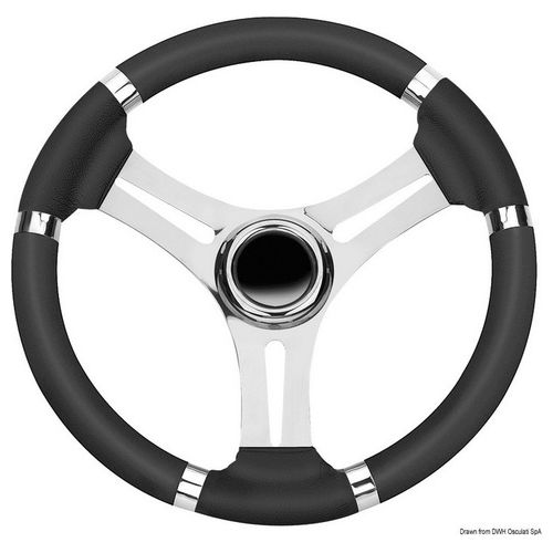 Volante corona nero mm 350 45.151.01