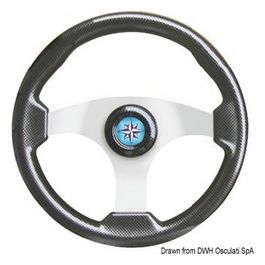 Volante Technic argento/carbonio 45.163.02
