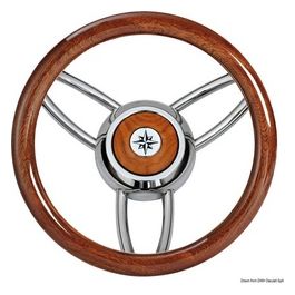 Volante Bliz legno lucido mogano 45.169.05