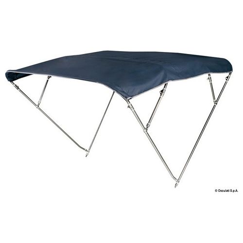 Capottina 4 archi Inox alta cm 240/250 bianca 46.921.14