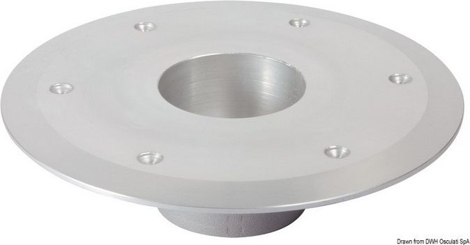 Base inferiore lega lucidata diametro 80 mm 48.416.43