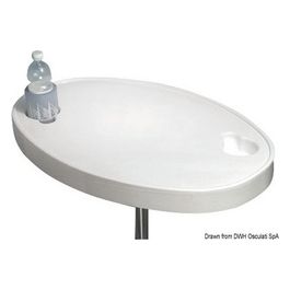 Tavolo ABS bianco 77 x 51 cm 48.417.90