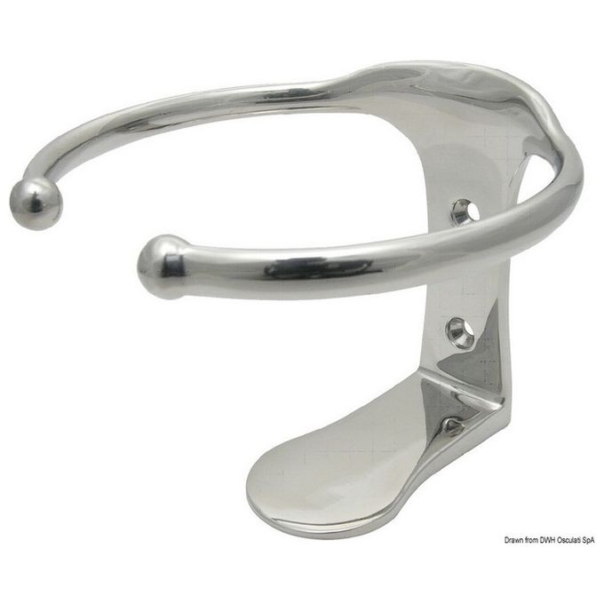 Image of Porta bicchieri inox singolo fissaggio a vite 48.429.10